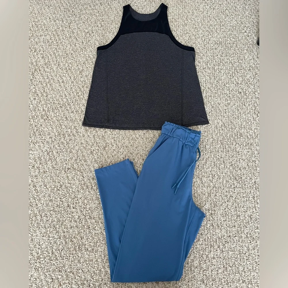 Lululemon Outfit Bundle – Clip-In Tank (6) & High-Rise Joggers (2) - Picture 5 of 16